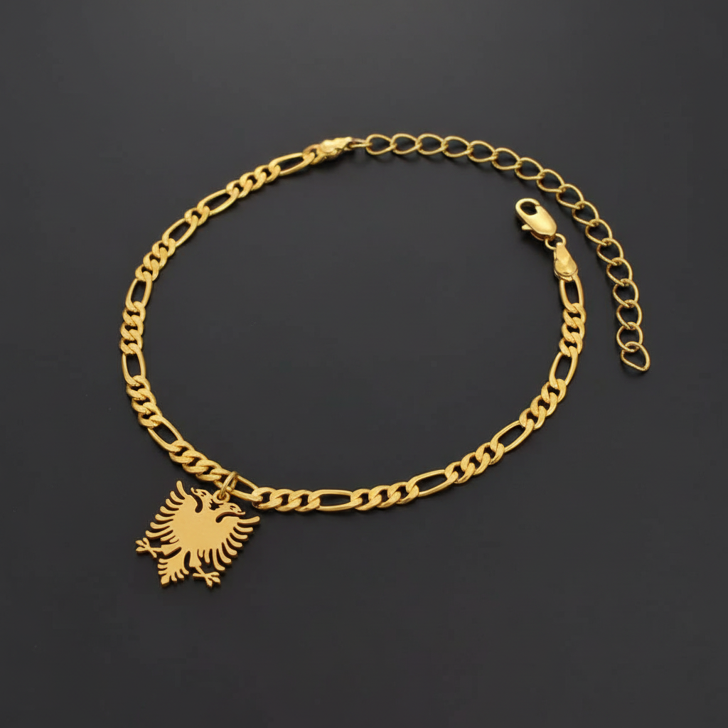 Albanien Adler Armband in Gold für Damen und Herren